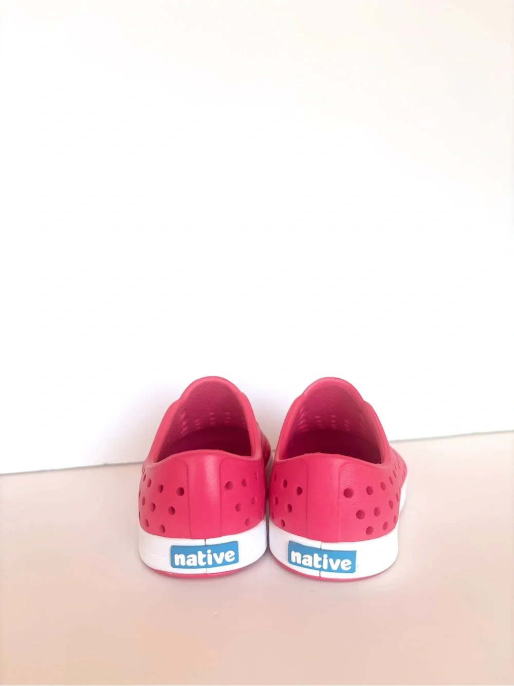 Native Shoes Pink Jefferson Slip-On Water Shoe in Pink, baby size 6